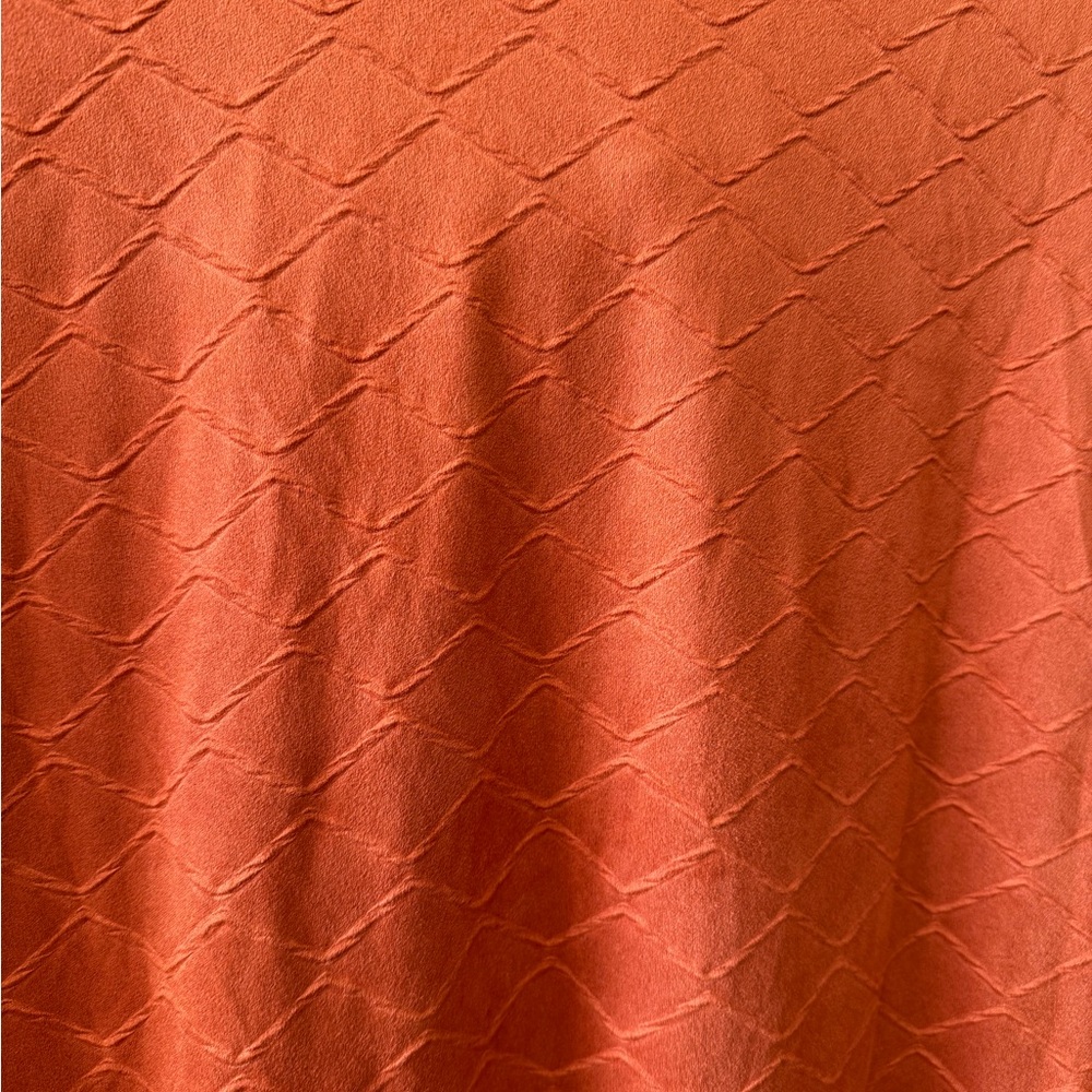 Ruby Rd. Rust Orange Cowl Neck Top - Picture 14 of 16